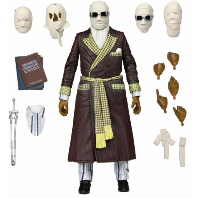 STL351924_5 UNIVERSAL MONSTERS ULT INVISIBLE MAN FIGURE KEMP HOUSE AF