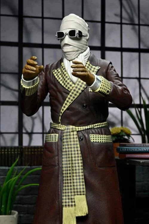 STL351924_6 UNIVERSAL MONSTERS ULT INVISIBLE MAN FIGURE KEMP HOUSE AF