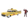 STL360717 HOLLYWOOD RIDES DEADPOOL TAXI 1/24 DIE-CAST VEHICLE