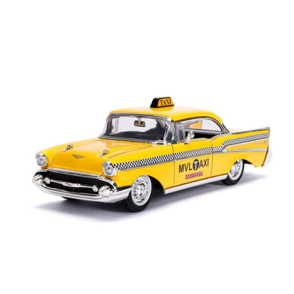 STL360717_4 HOLLYWOOD RIDES DEADPOOL TAXI 1/24 DIE-CAST VEHICLE
