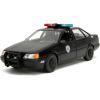 STL360726_4 ROBOCOP 1986 FORD TAURUS CHROME W/ FIG 1/24 DIE-CAST VEHICLE