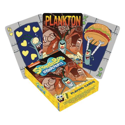 STL367635 SPONGEBOB SQUAREPANTS PLANKTON PLAYING CARDS