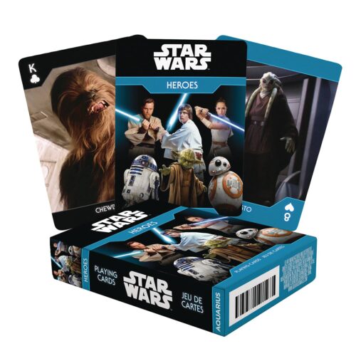 STL367661 STAR WARS HEROES PLAYING CARDS