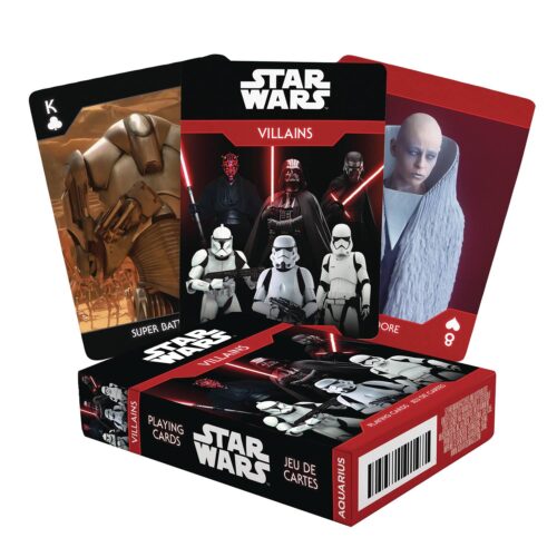 STL367662 STAR WARS VILLAINS PLAYING CARDS