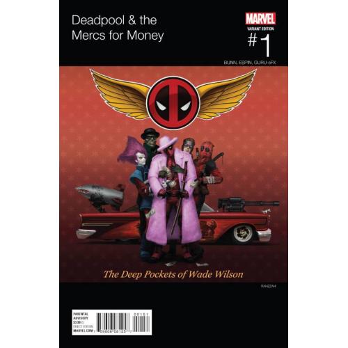 DEADPOOL MERCS FOR MONEY #1 (OF 5) RAHZZAH HIP HOP VAR