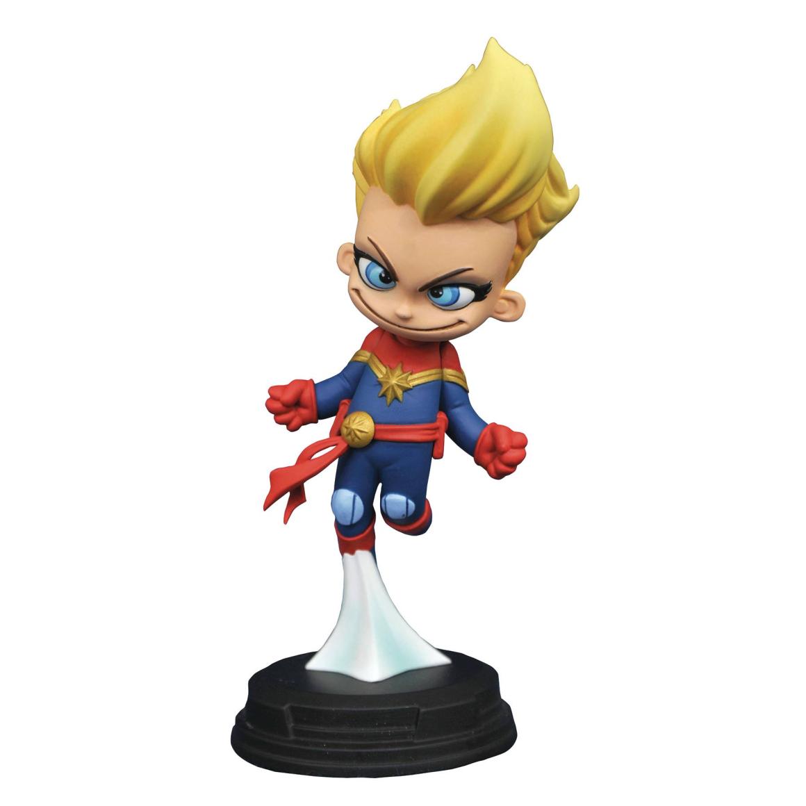 STL124404 MARVEL ANIMATED STYLE CAPTAIN MARVEL STATUE