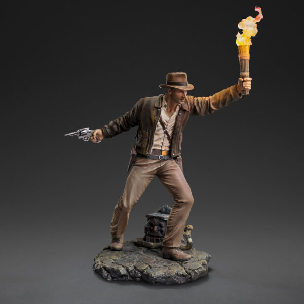 STL327387_5 INDIANA JONES 1/10 SCALE STATUE