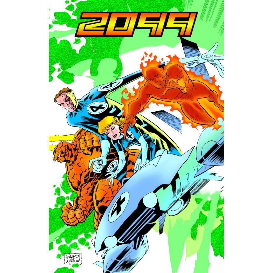 STL344791 FANTASTIC FOUR DOOM 2099 OMNIBUS HC LEONARDI DM VAR