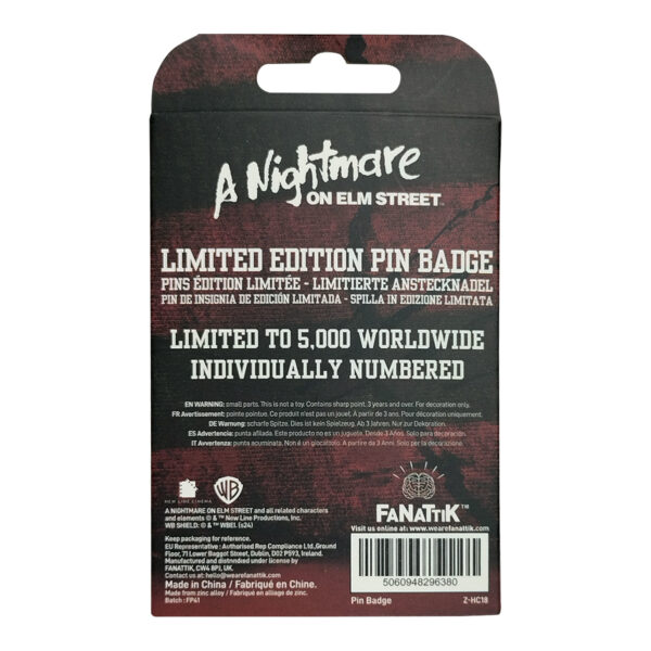 STL352173_1 NIGHTMARE ON ELM ST PIN BADGE SET