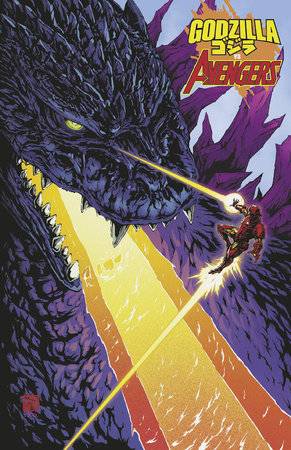 STL370101 GODZILLA VS AVENGERS #1 TAKESHI OKAZAKI FOIL VAR