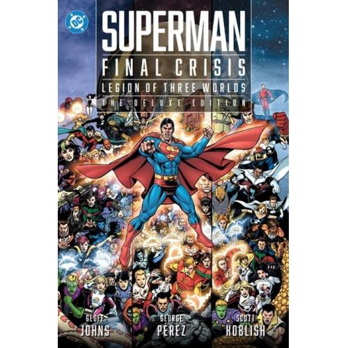 0125DC279 SUPERMAN FINAL CRISIS LEGION OF THREE WORLDS THE DELUXE EDITION HC