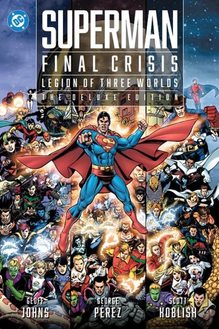 0125DC279 SUPERMAN FINAL CRISIS LEGION OF THREE WORLDS THE DELUXE EDITION HC