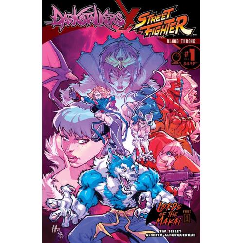 DARKSTALKERS X STREET FIGHTER BLOOD THRONE #1 (ONE SHOT) CVR A ALBERTO ALBURQUERQUE