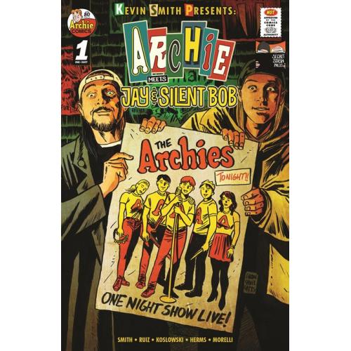 ARCHIE MEETS JAY AND SILENT BOB #1 (ONE SHOT) CVR J FRANCESCO FRANCAVILLA FOIL VAR