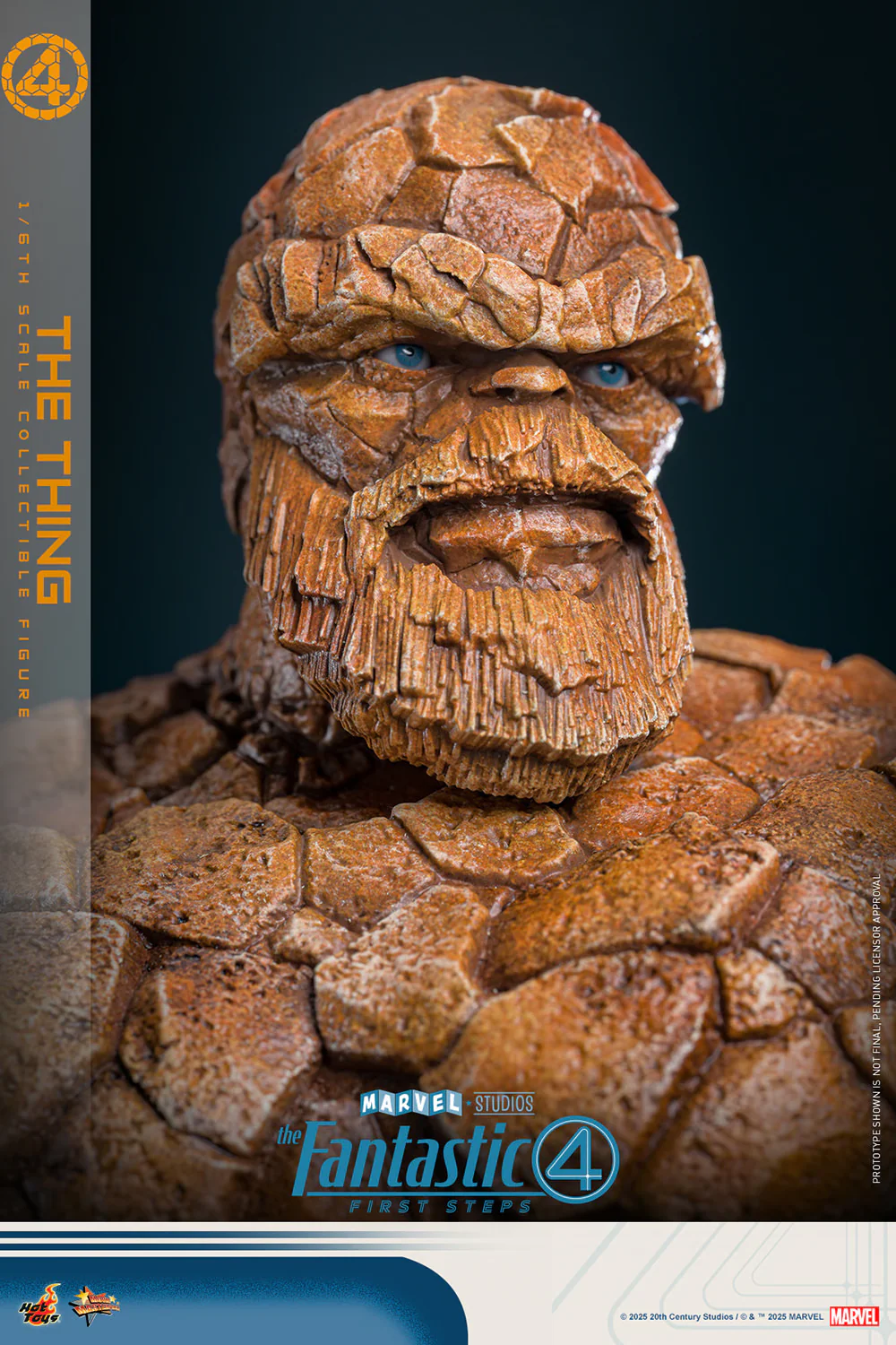 17-5 Hot Toys – MMS813 – The Fantastic Four: First Steps: The Thing 1/6th scale Collectible Figure