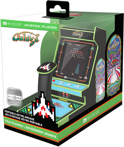 4215209-3037375 My Arcade DGUNL-7000 Joystick Player Galaga/Galaxian Portable Retro Arcade (2 GAMES IN 1)