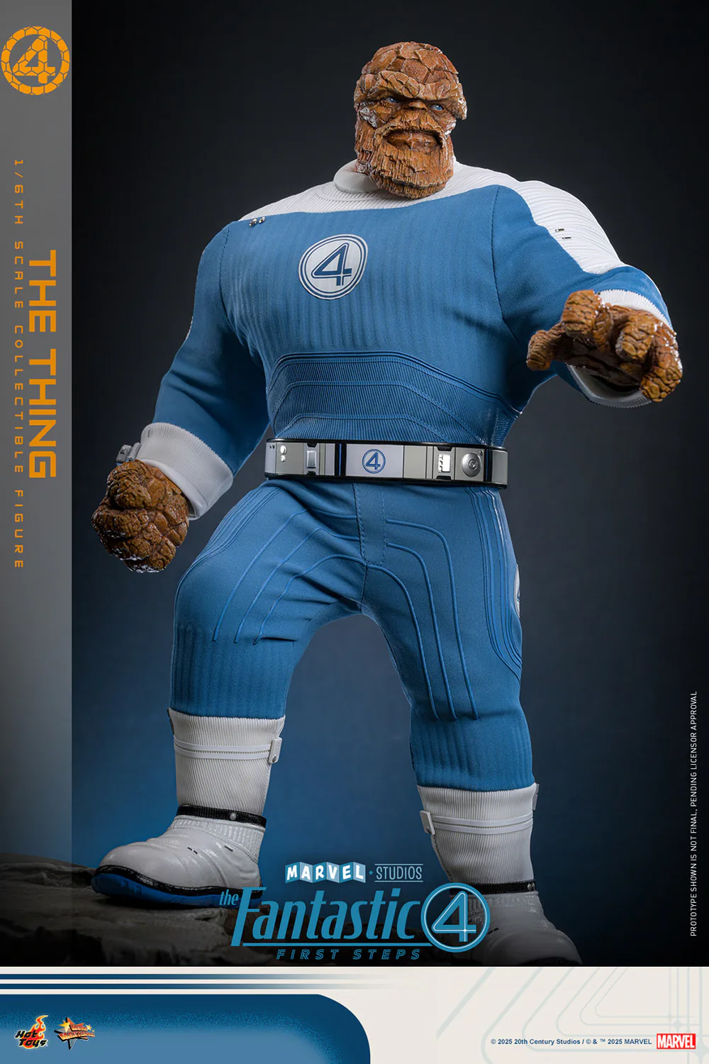 9-5 Hot Toys – MMS813 – The Fantastic Four: First Steps: The Thing 1/6th scale Collectible Figure