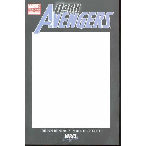 DARK AVENGERS #1 BLANK COVER ED DKR