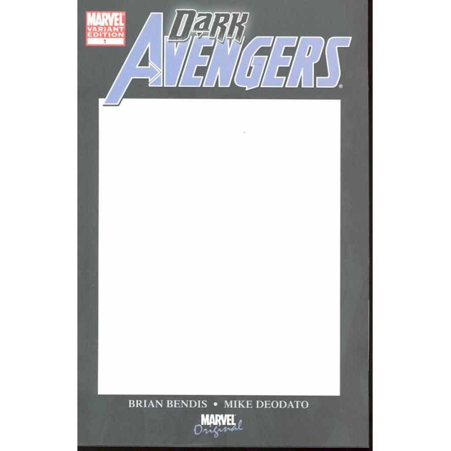 DARK AVENGERS #1 BLANK COVER ED DKR