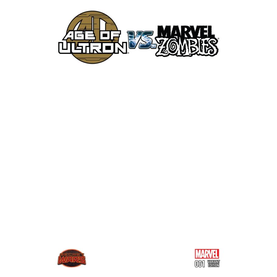 AGE OF ULTRON VS MARVEL ZOMBIES #1 BLANK VAR SWA