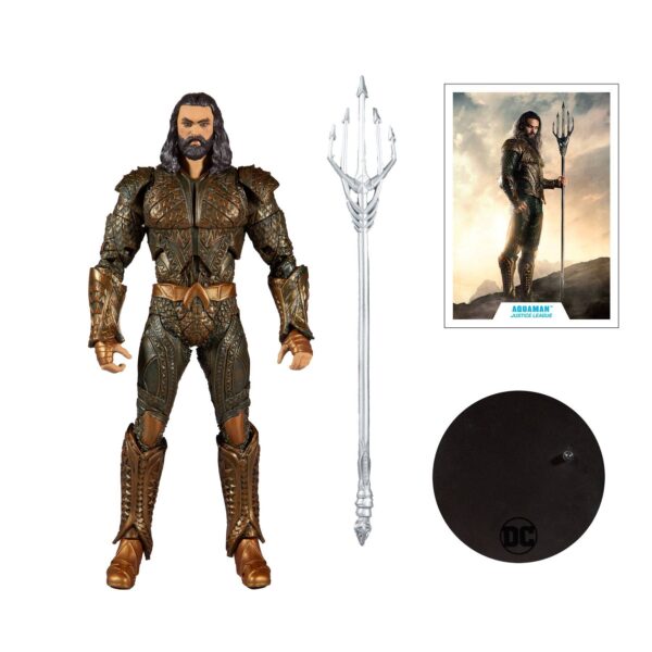 STL184236 DC JUSTICE LEAGUE AQUAMAN 7IN SCALE AF