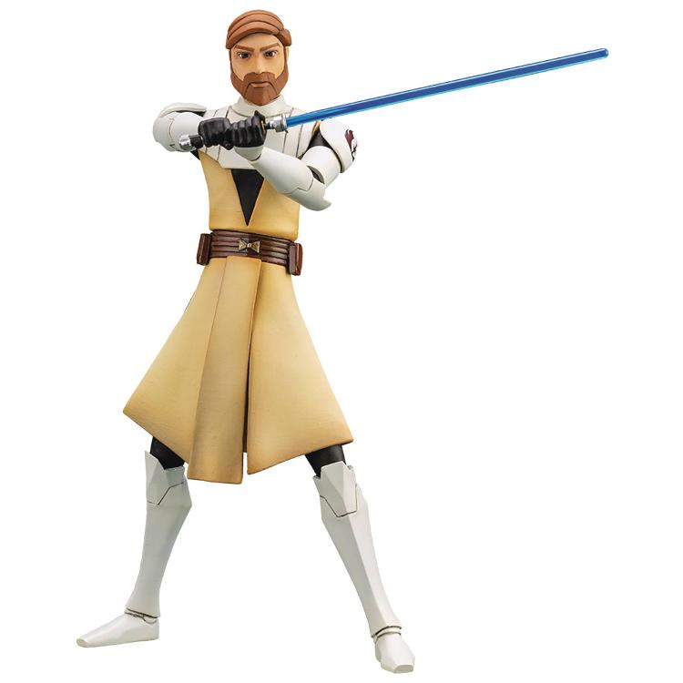 STL202214 SW CLONE WARS OBI WAN KENOBI ARTFX+ STATUE