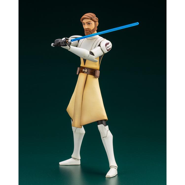 STL202214_1 SW CLONE WARS OBI WAN KENOBI ARTFX+ STATUE