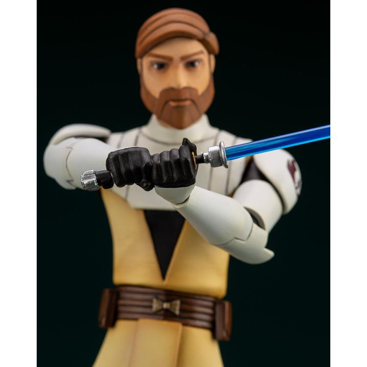 STL202214_4 SW CLONE WARS OBI WAN KENOBI ARTFX+ STATUE