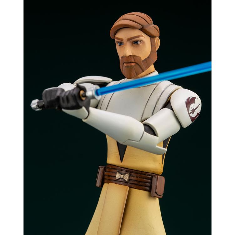 STL202214_5 SW CLONE WARS OBI WAN KENOBI ARTFX+ STATUE
