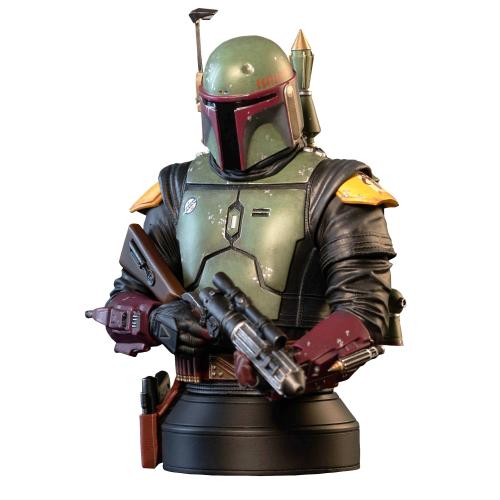 STL219383 STAR WARS BOOK OF BOBA FETT BOBA FETT 1/6 SCALE BUST