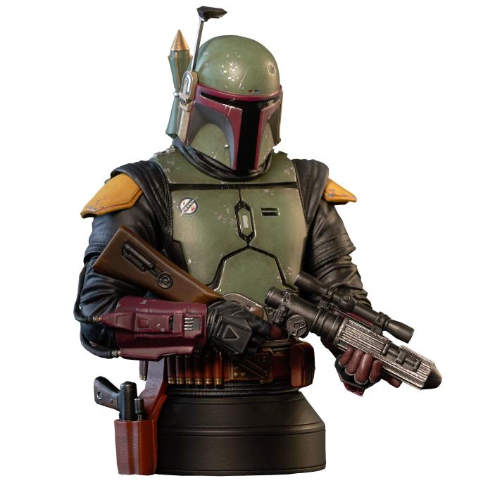 STL219383_1 STAR WARS BOOK OF BOBA FETT BOBA FETT 1/6 SCALE BUST