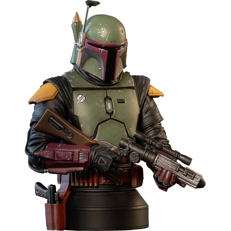 STL219383_2 STAR WARS BOOK OF BOBA FETT BOBA FETT 1/6 SCALE BUST
