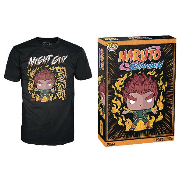 STL238195 FUNKO BOXED TEE NARUTO 8 GATES GUY T/S M
