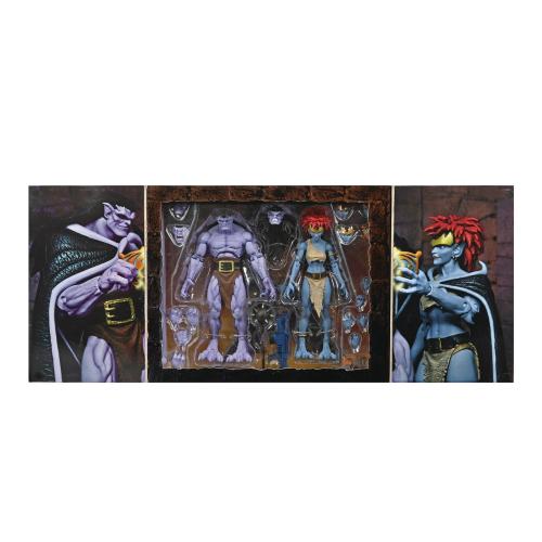 GARGOYLES ULT GOLIATH & DEMONA 2 PACK 7IN AF