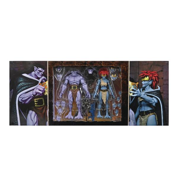 GARGOYLES ULT GOLIATH & DEMONA 2 PACK 7IN AF