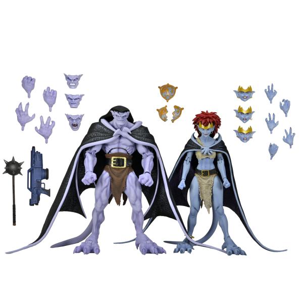 GARGOYLES ULT GOLIATH & DEMONA 2 PACK 7IN AF