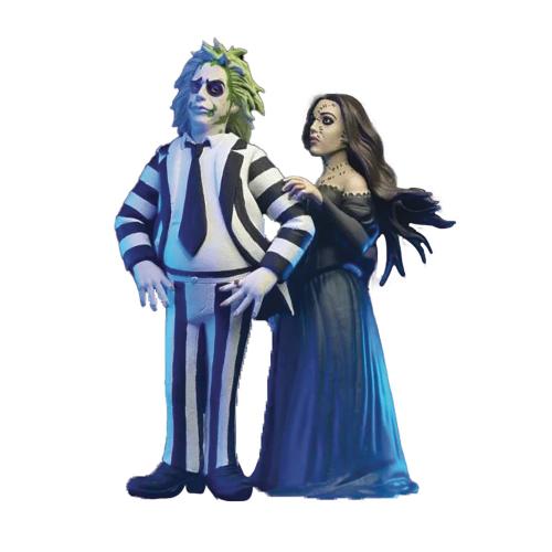 BEETLEJUICE 2 TOONY TERRORS BEETLEJUICE & DELORES 2PK 6IN AF
