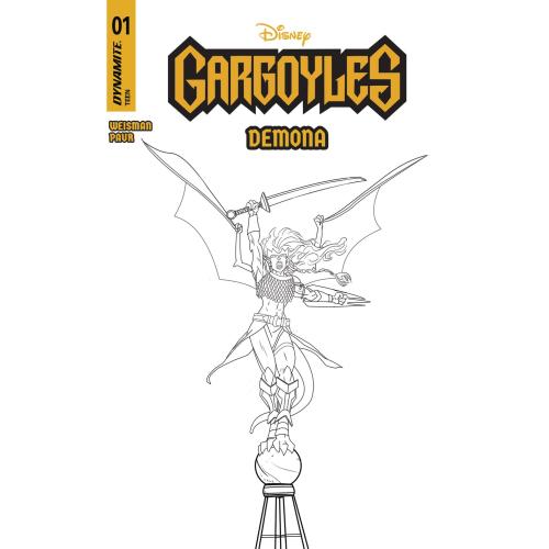STL366861 GARGOYLES DEMONA #1 CVR M 10 COPY INCV PAUR LINE ART