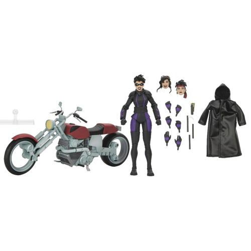 TMNT THE LAST RONIN CASEY MARIE WITH MOTORCYCLE 7IN AF