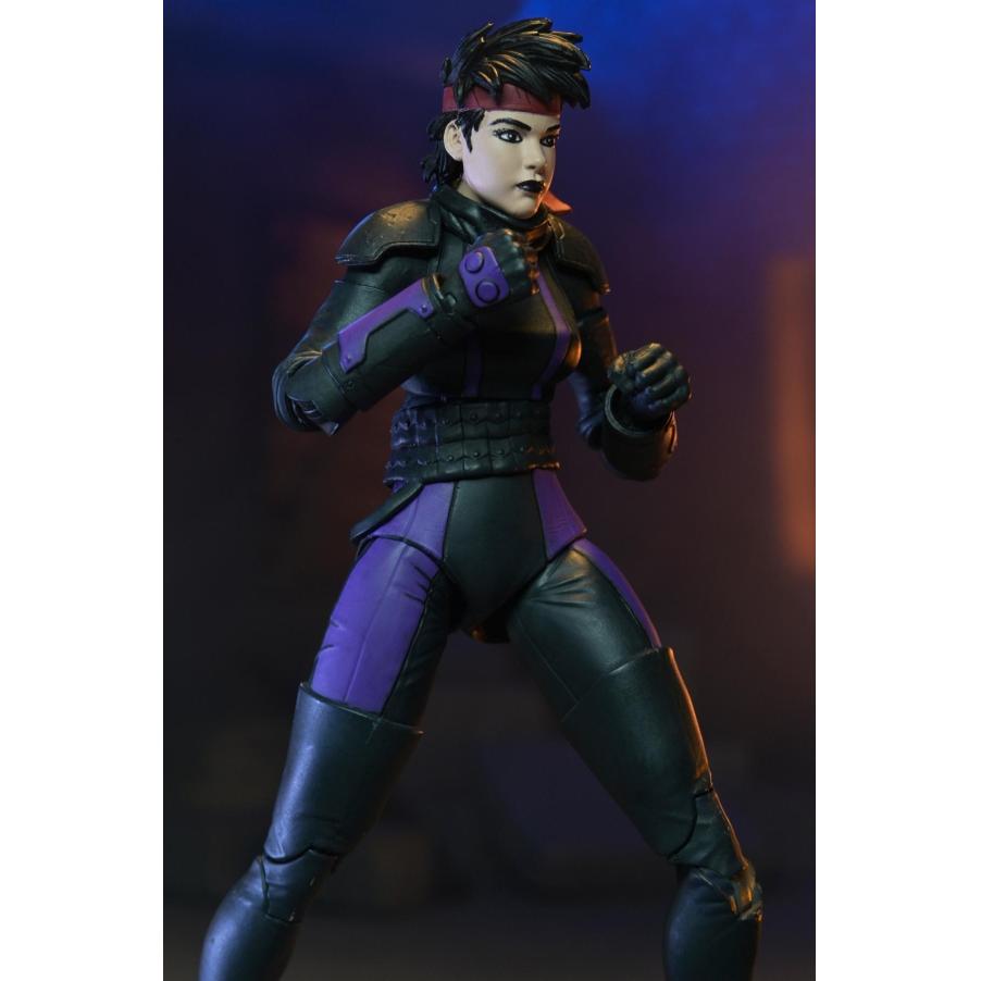 STL368241_2 TMNT THE LAST RONIN CASEY MARIE WITH MOTORCYCLE 7IN AF