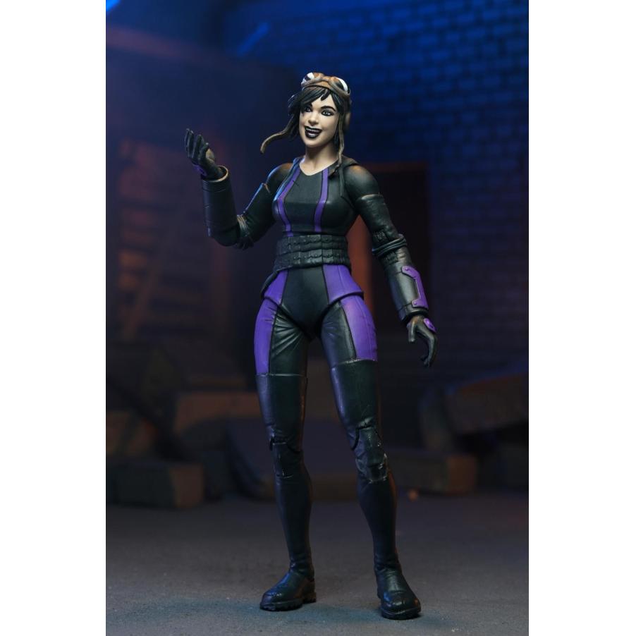 STL368241_3 TMNT THE LAST RONIN CASEY MARIE WITH MOTORCYCLE 7IN AF