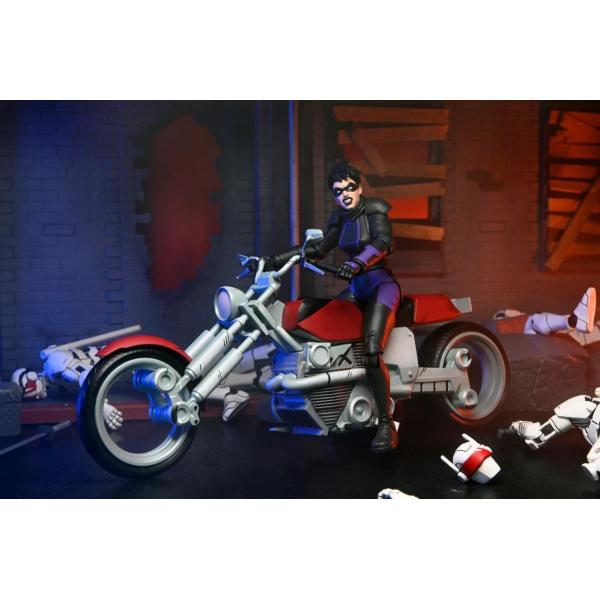STL368241_5 TMNT THE LAST RONIN CASEY MARIE WITH MOTORCYCLE 7IN AF