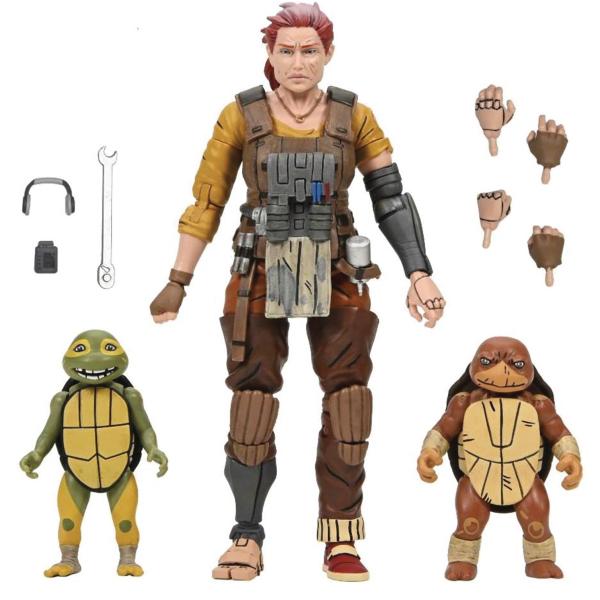 STL368248 TMNT LAST RONIN GRAMMY APRIL W/ BABY YI & MOJA 7IN AF