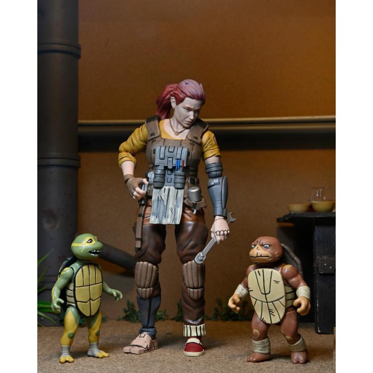 STL368248_2 TMNT LAST RONIN GRAMMY APRIL W/ BABY YI & MOJA 7IN AF
