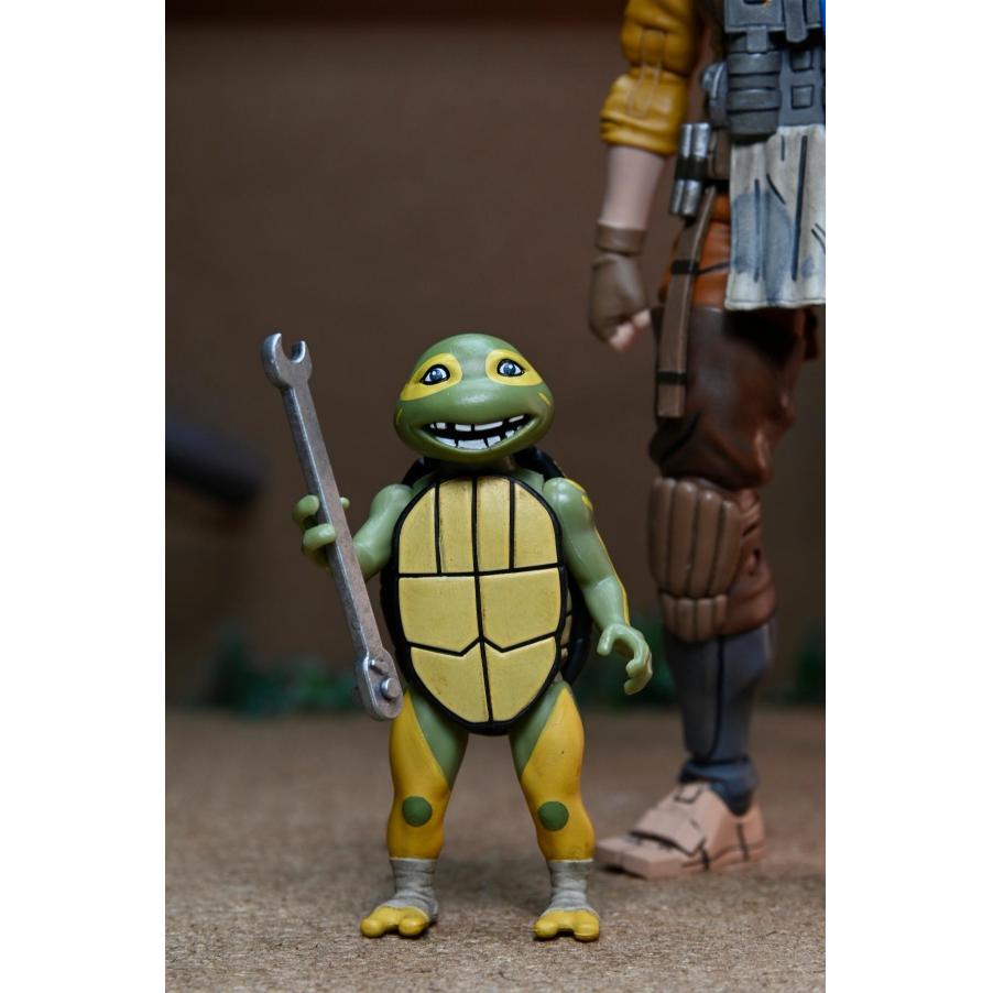 STL368248_5 TMNT LAST RONIN GRAMMY APRIL W/ BABY YI & MOJA 7IN AF
