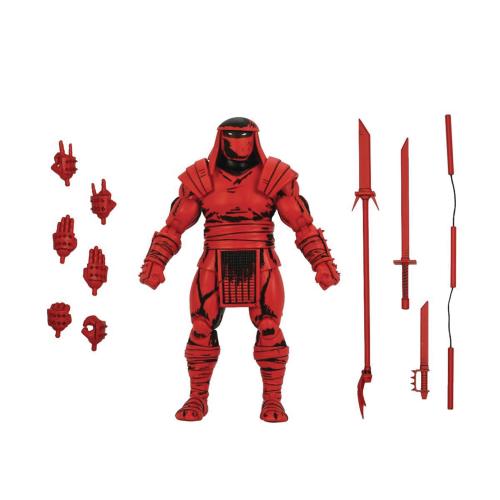 TMNT MIRAGE COMICS RED AND BLACK FOOT ENFORCER 7IN AF