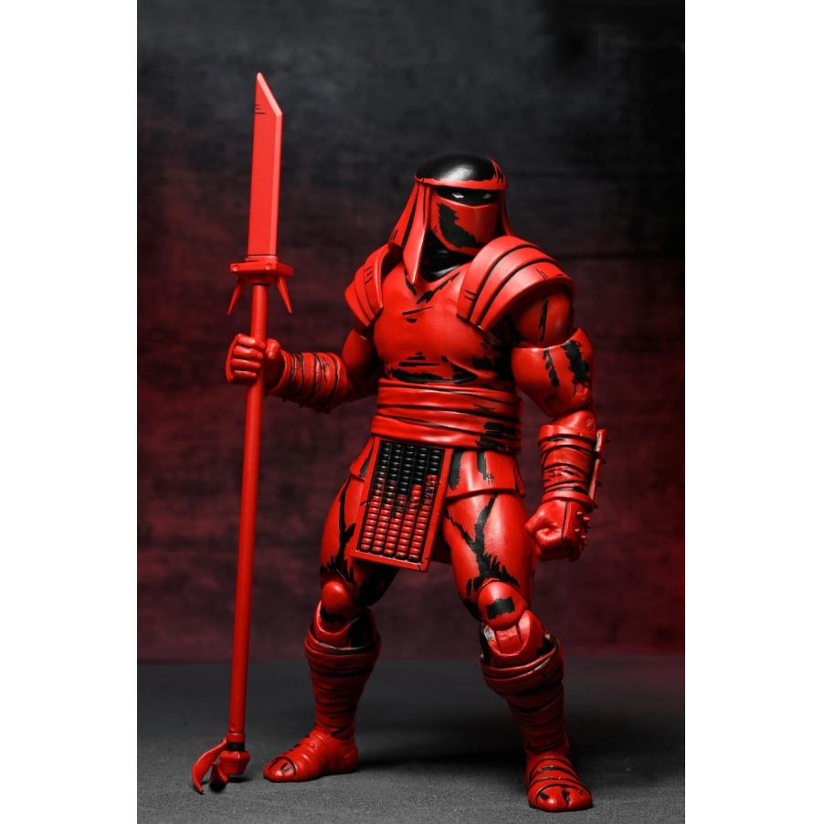 STL370382_1 TMNT MIRAGE COMICS RED AND BLACK FOOT ENFORCER 7IN AF