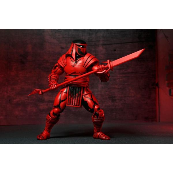 STL370382_3 TMNT MIRAGE COMICS RED AND BLACK FOOT ENFORCER 7IN AF