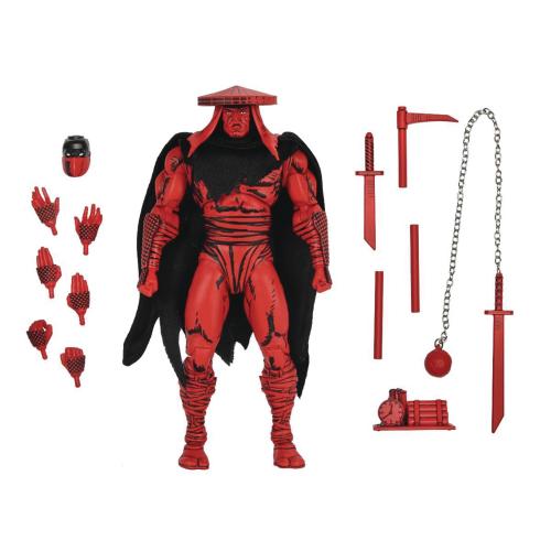 TMNT MIRAGE COMICS RED AND BLACK FOOT ASSASSIN 7IN AF