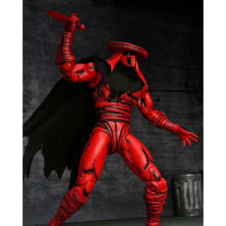 STL370383_2 TMNT MIRAGE COMICS RED AND BLACK FOOT ASSASSIN 7IN AF